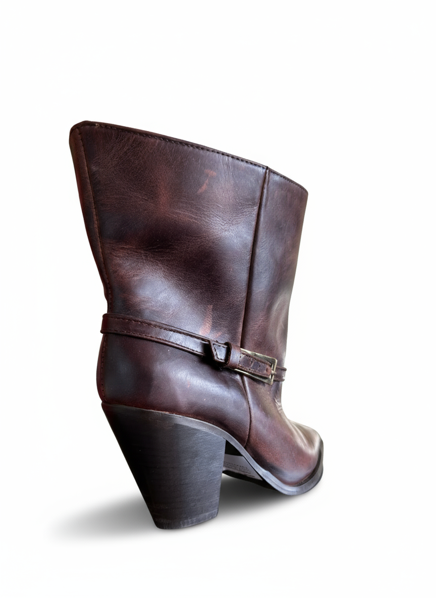 STIVALETTO JANICE05 BUFALO WINE