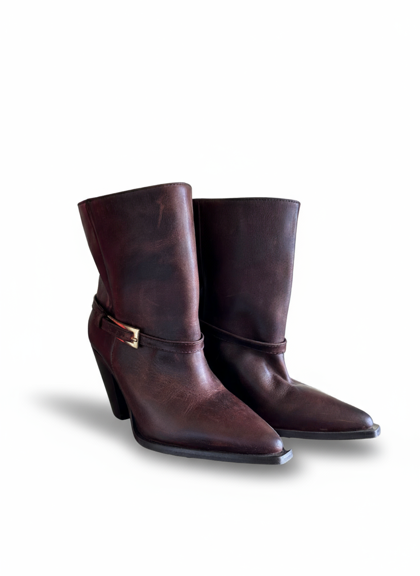 STIVALETTO JANICE05 BUFALO WINE