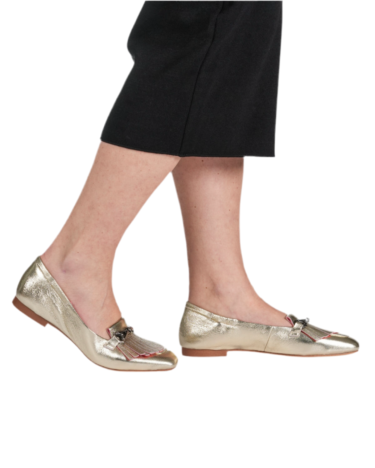 MOCASSINO ROME03 MET SOFT GOLD