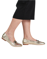 MOCASSINO ROME03 MET SOFT GOLD