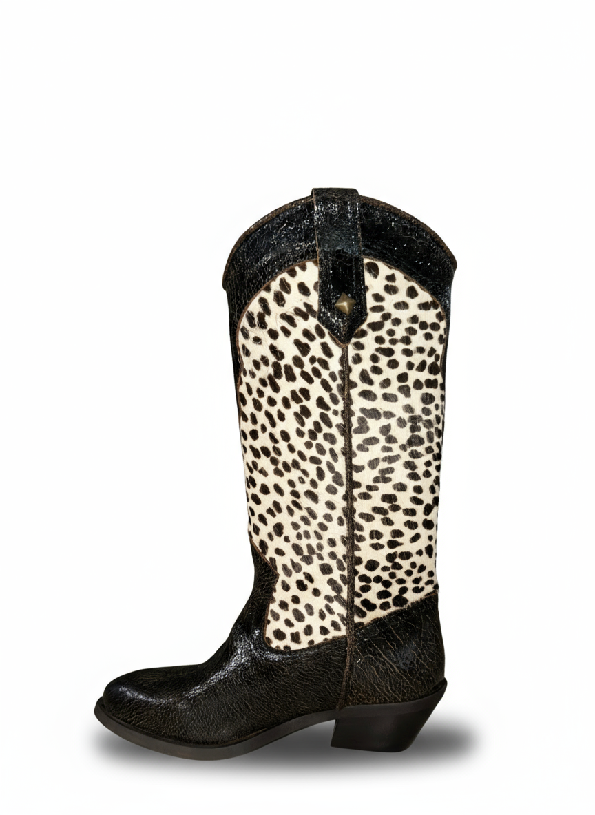 STIVALE KRIS15 CRACK CUOIO E CAVALLINO