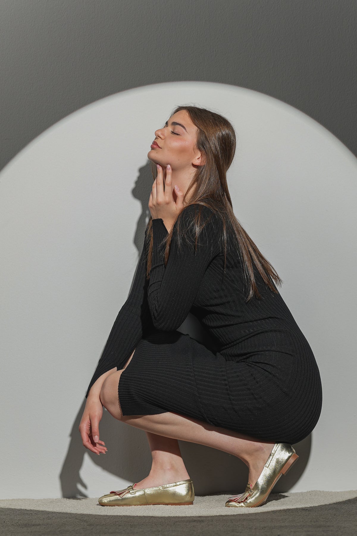 MOCASSINO ROME03 MET SOFT GOLD