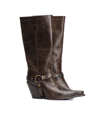 STIVALE JANICE04 BUFALO TESTA DI MORO