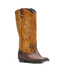 STIVALE KRIS03 BUFALO E CAMOSCIO ORANGE