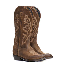 STIVALE KRIS07 CAMOSCIO TESTA DI MORO