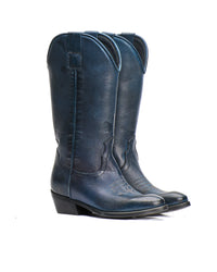 STIVALE KRIS08 VITELLO BLU