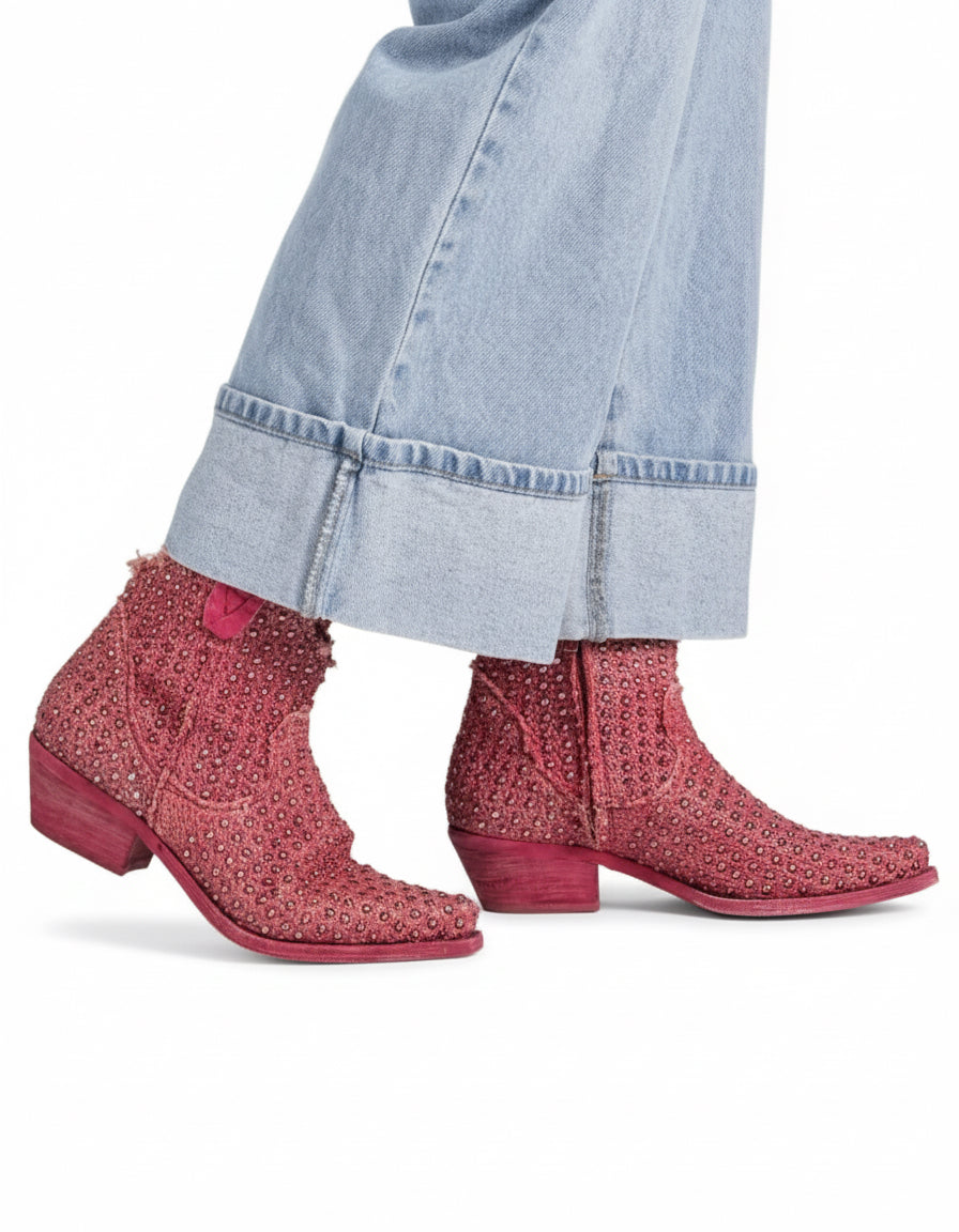 STIVALETTO NEVIS20 IN RAFFIA PINK