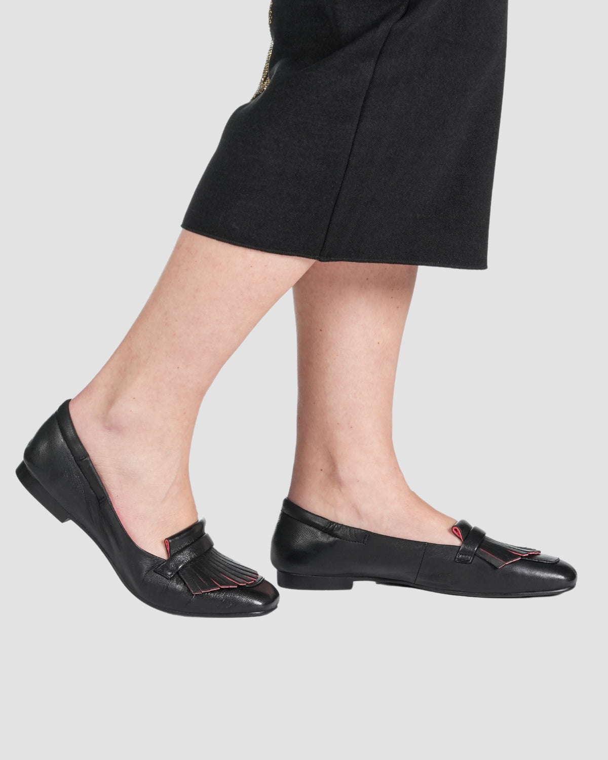 MOCASSINO ROME03 IN BLACK NAPPA