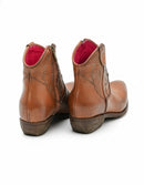 STIVALETTO TEXANO IN BUFALO CUOIO