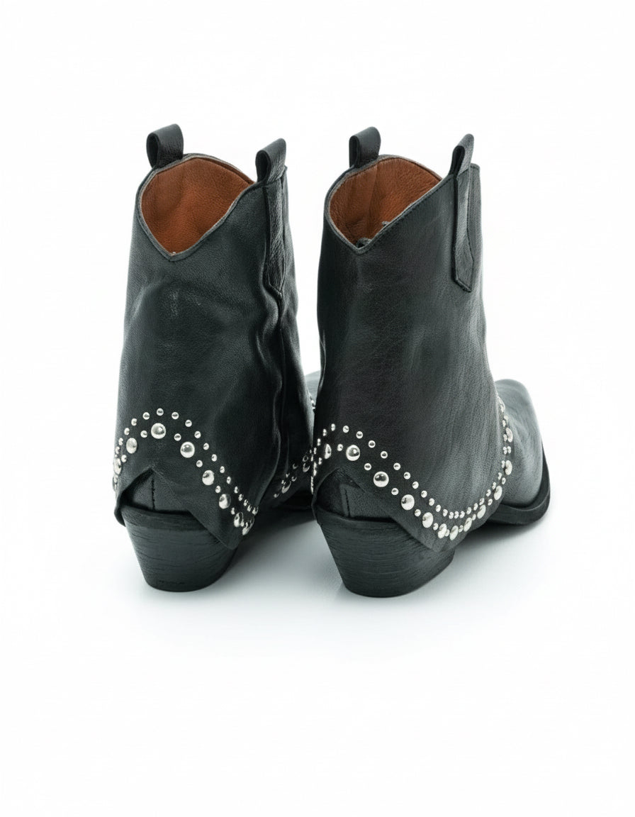 STIVALETTO NEVIS28 VITELLO BLACK