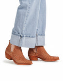 STIVALETTO NEVIS21 IN RAFFIA ARANCIO