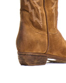 STIVALE CAMPEROS IN CAMOSCIO TERRA