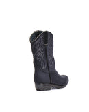 STIVALETTO TEXANO IN SCUBA NIGHT BLU