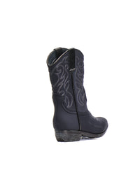 STIVALETTO TEXANO IN SCUBA NIGHT BLU