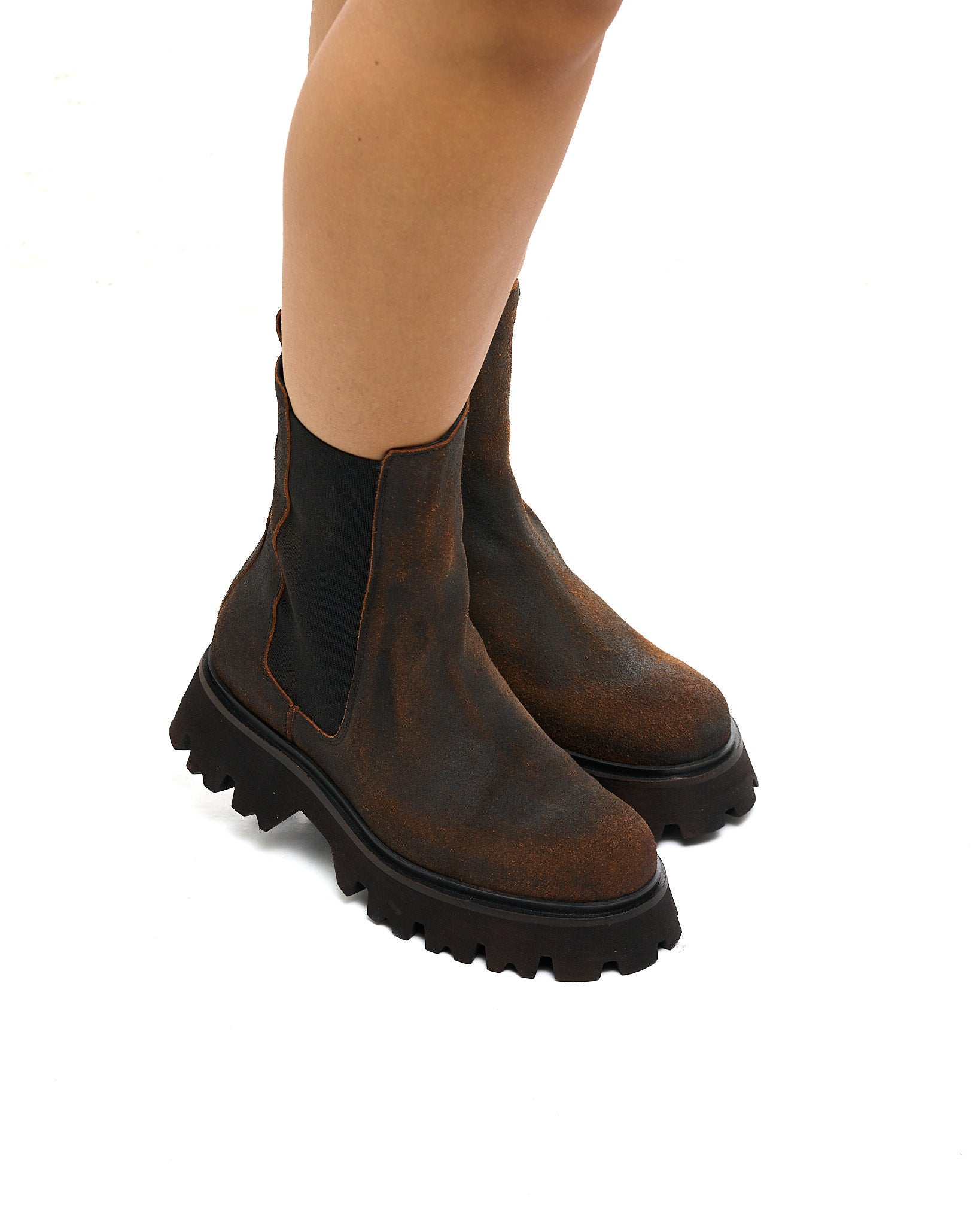 STIVALETTO KLEIN03 IN CALCE RUST