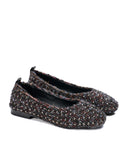 BALLERINA CLARA F FABRIC SUEDE GUN