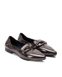 MOCASSINO MIRIAM-K IN NAPLAK COFFEE