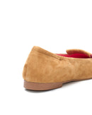 MOCASSINO ROME03 KID SUEDE CUOIO