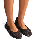 BALLERINA CLARA F FABRIC SUEDE GUN