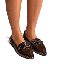 MOCASSINO MIRIAM-K IN NAPLAK COFFEE