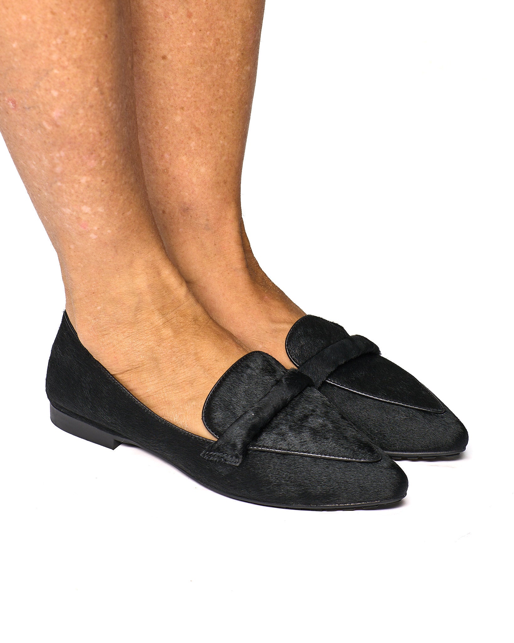 MOCASSINO MIRIAM-H IN PONY BLACK