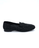 MOCASSINO DORY-F IN SUEDE STRASS BLACK