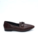 MOCASSINO MIRIAM-K CROC COFFEE