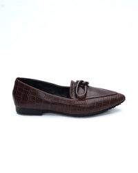 MOCASSINO MIRIAM-K CROC COFFEE