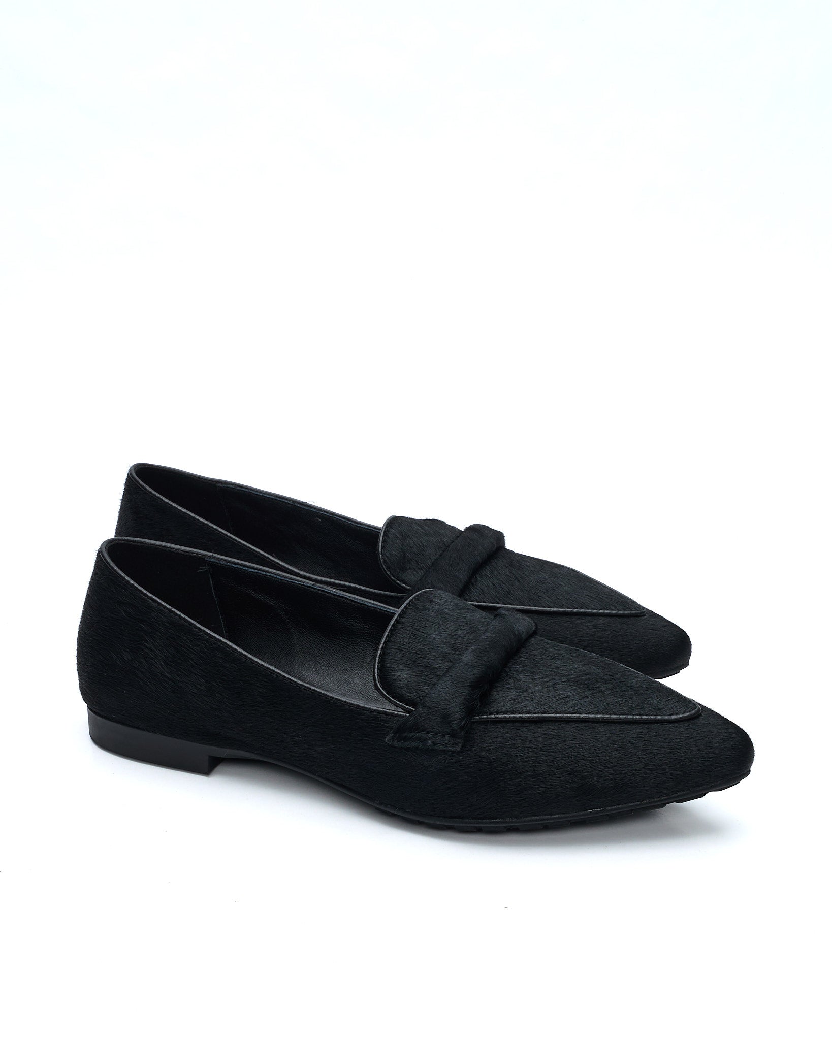 MOCASSINO MIRIAM-H IN PONY BLACK